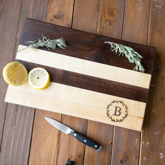 Custom Monogrammed Cutting Board